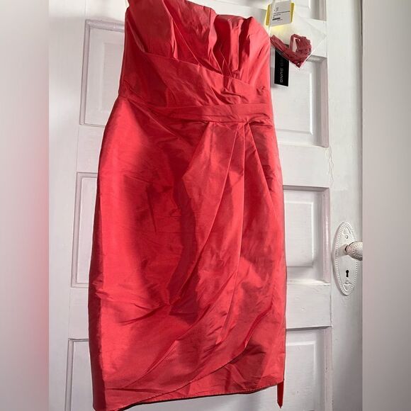 NWTs Alfred Sung Strapless Cocktail Dress Size 8 - Picture 6 of 11
